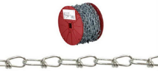 Campbell® 0720127 Double Loop Chain, Zinc Plated, 250'