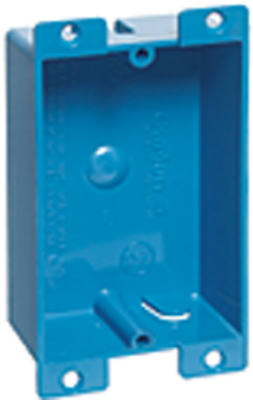 Carlon B108R-UPC Single Gang Outlet Switch Box, 3-5/8" X 2-3/8" X 1-1/4"