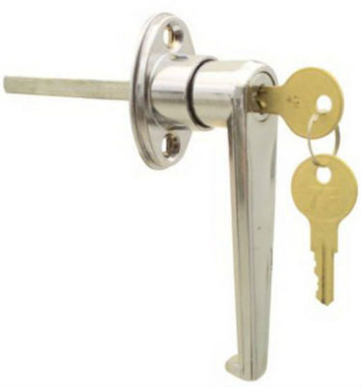 National Hardware® N280-636 Universal Garage Door Locking L-Handle, Chrome
