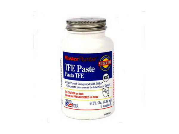 Master Plumber 023053 TFE Paste with Teflon, 8 Oz