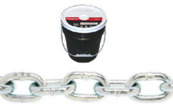 Campbell® 0140323 Proof Coil Chain, Zinc Plated, 250'