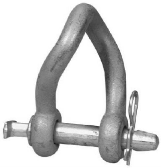 Campbell® T3899919 Long Body Twisted Clevis, 7/8", Electro-Galvanized