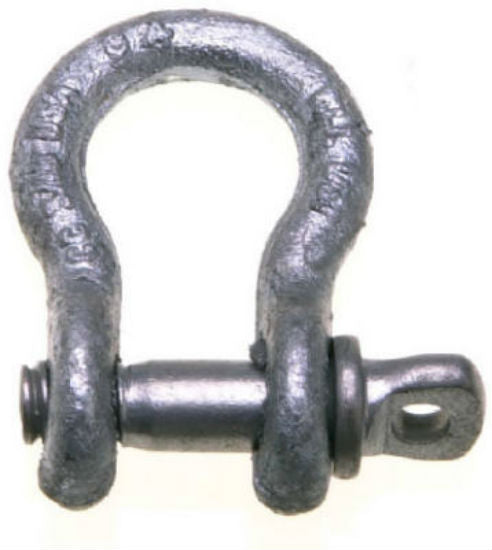 Campbell® 5410735 Screw Pin Anchor Shackle, 7/16", Galvanized