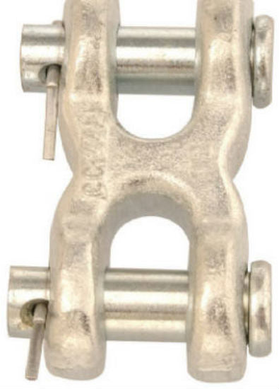 Campbell® T5423302 Double Clevis Link, Forged Steel, 7/16" x 1/2"