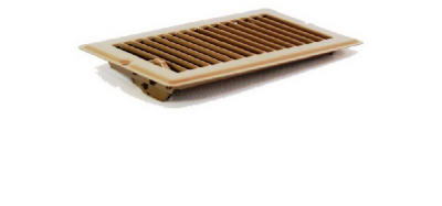 Brown Metal Mobile Home Floor Register