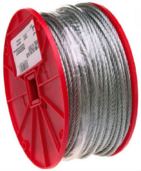 Campbell® 7000427 Galvanized Cable, 1/8" x 500'