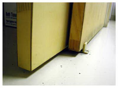 John Sterling CD-0353 Heavy Duty Adjustable Plastic Sliding Door Guide