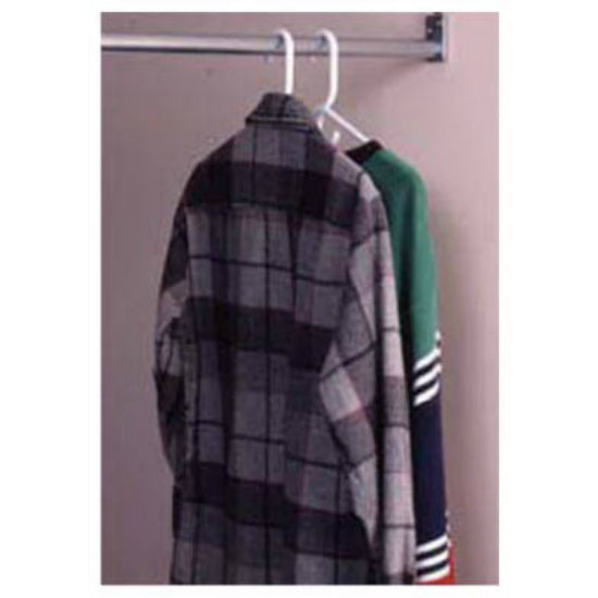 John Sterling RP-0022-30/48 Adjustable Closet Rod w/ Fixed Flange, 30" - 48''