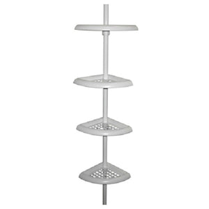 Zenith 2104W Four Tier Corner Caddy, 12" x 97" x 8"