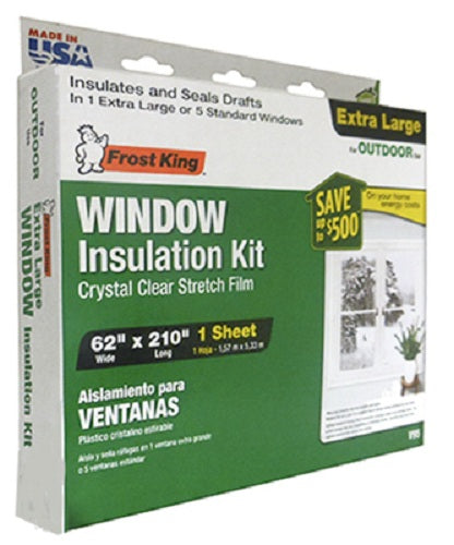 Frost King V95H Outdoor Window Film Kit, 62" x 210"