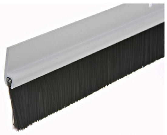 Frost King C35PH Plastic & Brush Door Sweep, 1-3/4" x 36", White