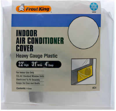 Frost King AC4H Indoor Air Conditioner Cover, 3 Mil, 22" x 31" x 4"