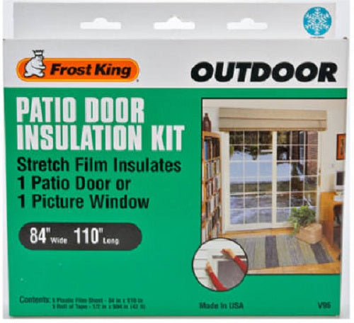 Frost King V96H Outdoo Patio Door Insulation Kit, 84"x110"