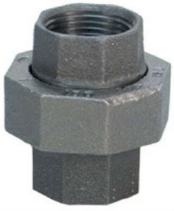 Anvil® 8700163150 Malleable Union, 1-1/2", Black