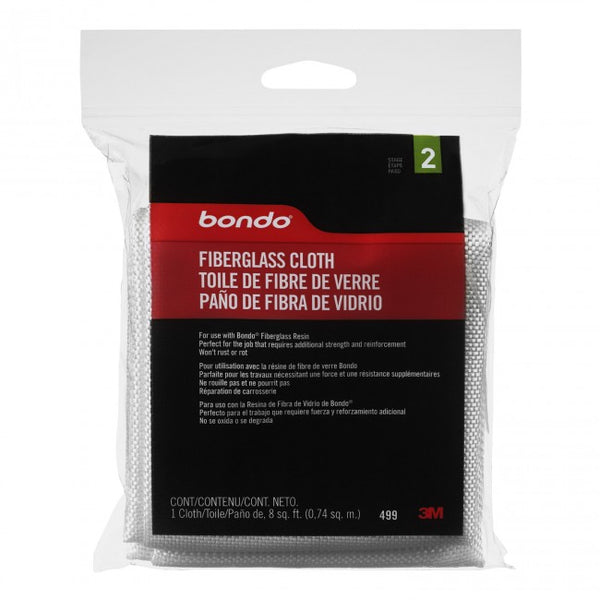Bondo 499 Fiberglass Cloth, 8 Sq. ft.