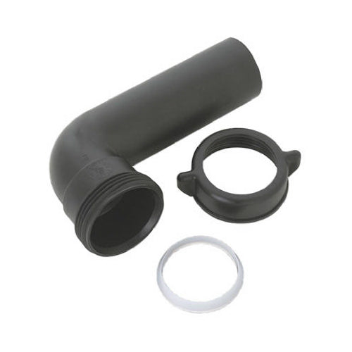 Master Plumber 176-134 Plastic Disposal Drain Elbow, Black