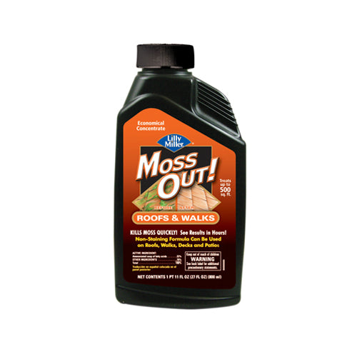 Lilly Miller® 100503874 Moss Out For Roofs & Walks Concentrate, 27 Oz