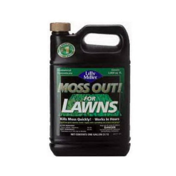 Lilly Miller 100099156 Moss Out for Lawns, Concentrate, 1-Gallon