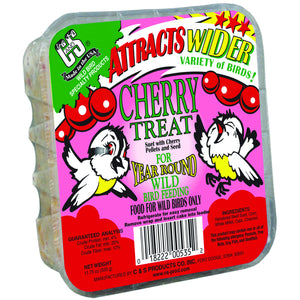 C&S® 12535 Cherry Treat Suet Cake, 11.75 Oz