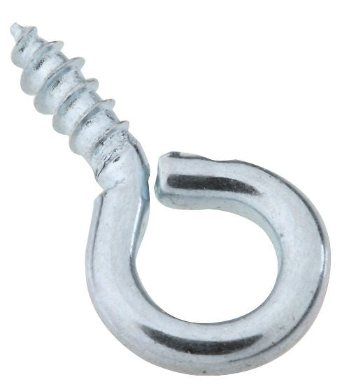 National Hardware® N118-356 Small Screw Eye #216-1/2,17/32", Zinc, 14-Pack