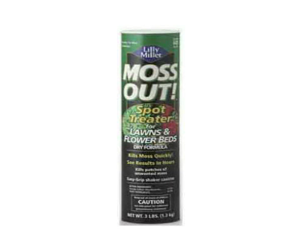 Lilly Miller® 100099158 Moss Out!® Spot Treater for Lawns & Flower Beds, 3 Lb