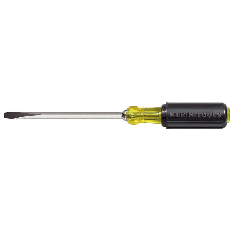 Klein Tools 600-6 Cushion Grip Keystone-Tip Screwdriver, 5/16" x 6"