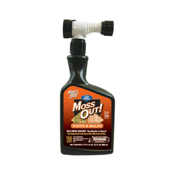 Lilly Miller® 100503872 Hose 'N Go Moss Out For Roofs & Walks, 27 Oz