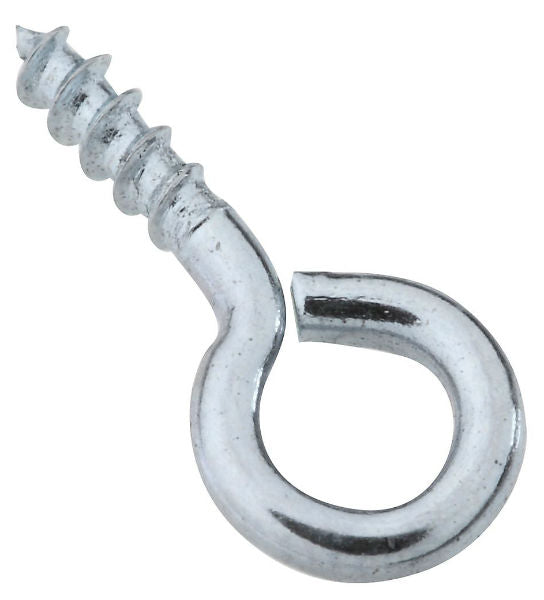 National Hardware® N118-398 Small Screw Eye #217-1/2,15/32", Zinc, 14-Pack
