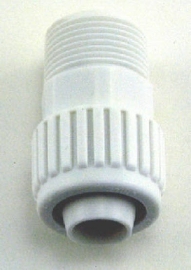 Flair-It™ 16848 Plastic Male Adapter for PEX or Polybutylene, 3/4" x 3/4"