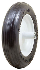 Marathon 00003 Flat Free Wheelbarrow Tire on Wheel, 6" x 13"