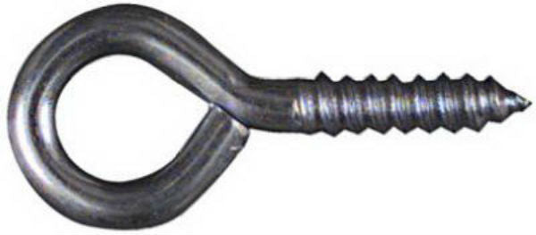 National Hardware® N118-927 Medium Screw Eye #112, 1-1/8", Zinc, 10-Pack