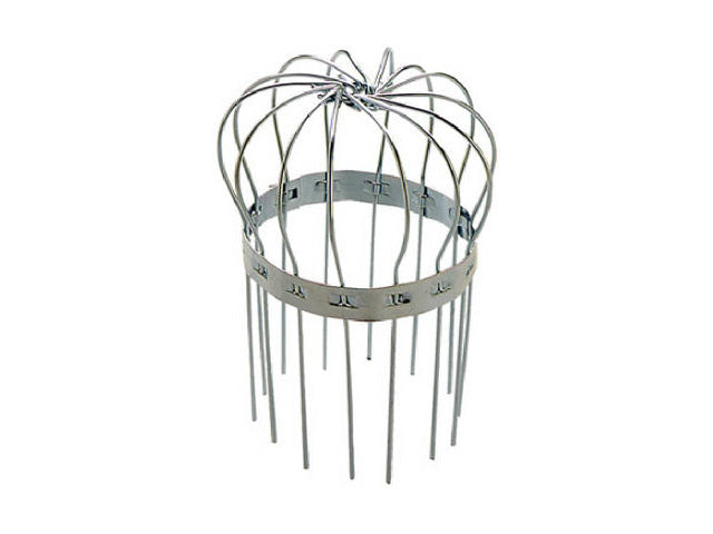 Peak 1615 Chef's Hat Wire Leaf Strainer, Zinc Coated Steel, 3" Round