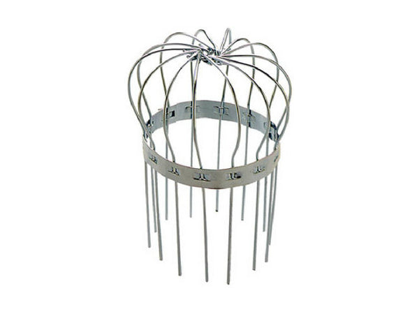 Peak 1615 Chef's Hat Wire Leaf Strainer, Zinc Coated Steel, 3" Round