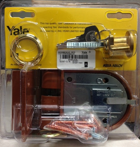 Yale Jimmy Proof Double Cylinder Deadlock