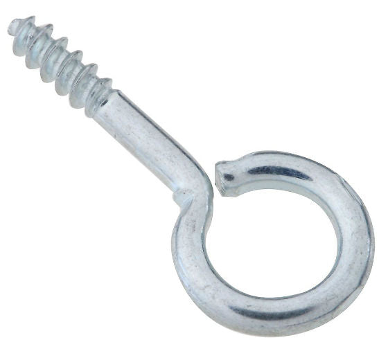National Hardware® N118-968 Medium Screw Eye #114, 15/16", Zinc, 14-Pack