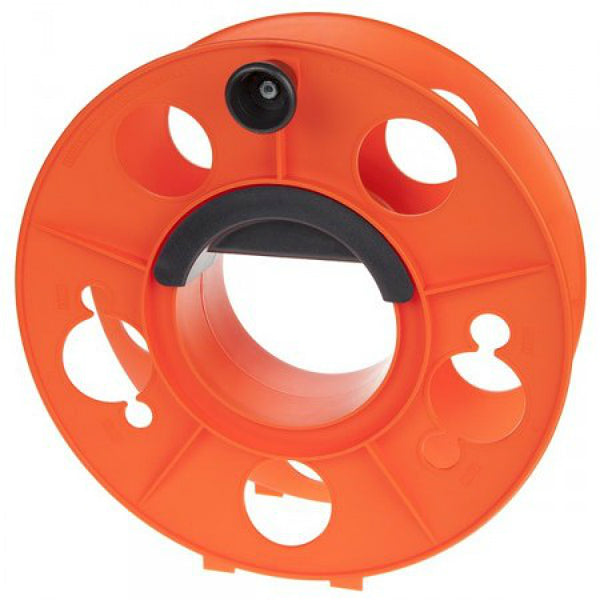 Bayco® KW-130 Heavy Duty Cord Storage Reel w/Center Spin Handle, Orange