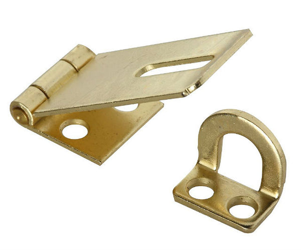 National Hardware® N102-053 Safety Hasp, 1-3/4", Dull Brass