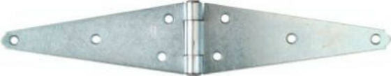 National Hardware® N127-878 Heavy-Duty Strap Hinge, 10", Zinc Plated
