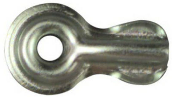 National N106-906 Steel Half Turn Button with Screws, Zinc Plated, 4-Pack