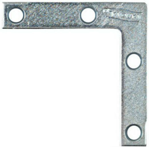 National Hardware® N113-845 Flat Corner Iron, 2" x 3/8", Zinc 4-Pack