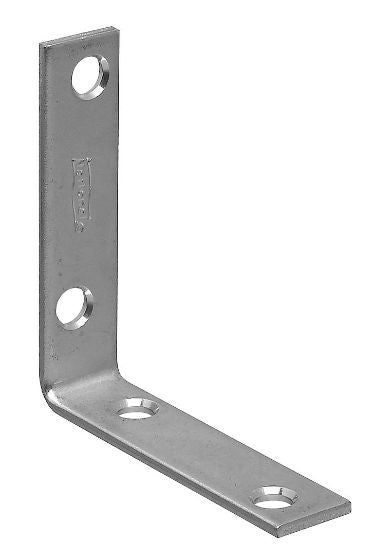 National Hardware® N266-338 Corner Iron, 2.5" x 5/8", Zinc Plated