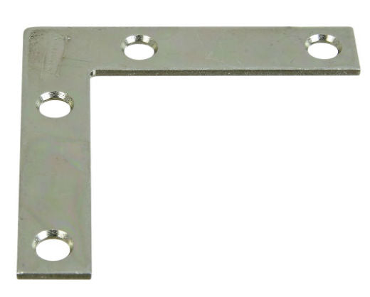 National Hardware® N266-486 Flat Corner Iron, 2" x 3/8", Zinc Plated