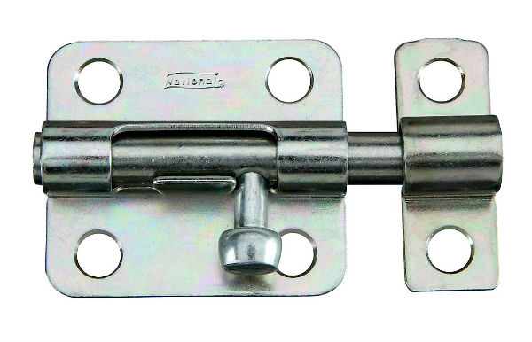 National Hardware® N151-449 Barrel Bolt with Screws, 2-1/2", Zinc Plated