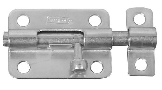 National Hardware® N151-555 Barrel Bolt with Screws, 3", Zinc Plated