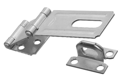 National Hardware® N103-259 Double Hinge Safety Hasp, 3-1/4", Zinc