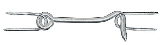 National Hardware® N122-200 Heavy Gate Hook & Staple, 5", Zinc Plated