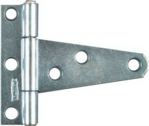 National Hardware® N128-439 Light T Hinge with Screws, 2", Zinc, 2-Pack