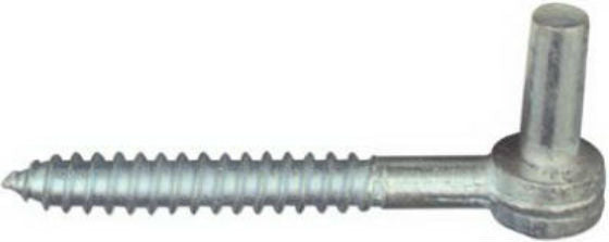 National Hardware® N130-112 Screw Hooks, 1/2" x 4", Zinc Plated