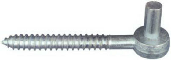 National Hardware® N130-146 Screw Hook, 5/8" x 5", Zinc Plated