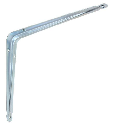 National Hardware® N224-485 Shelf Bracket, 10" x 12", Zinc Plated